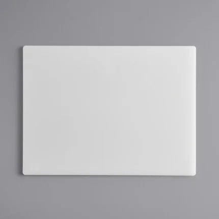 Choice 24" x 18" x 1/2" White Polyethylene Cutting Board
