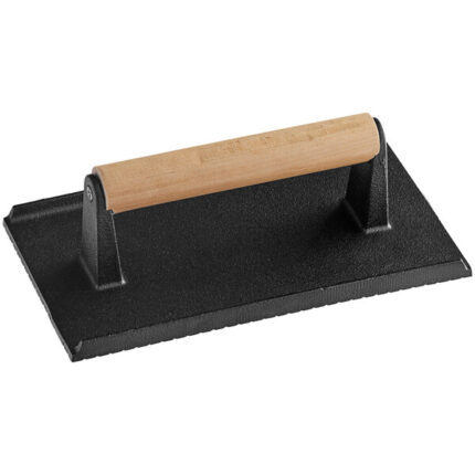 Choice 9" x 5" Cast Iron Steak Weight